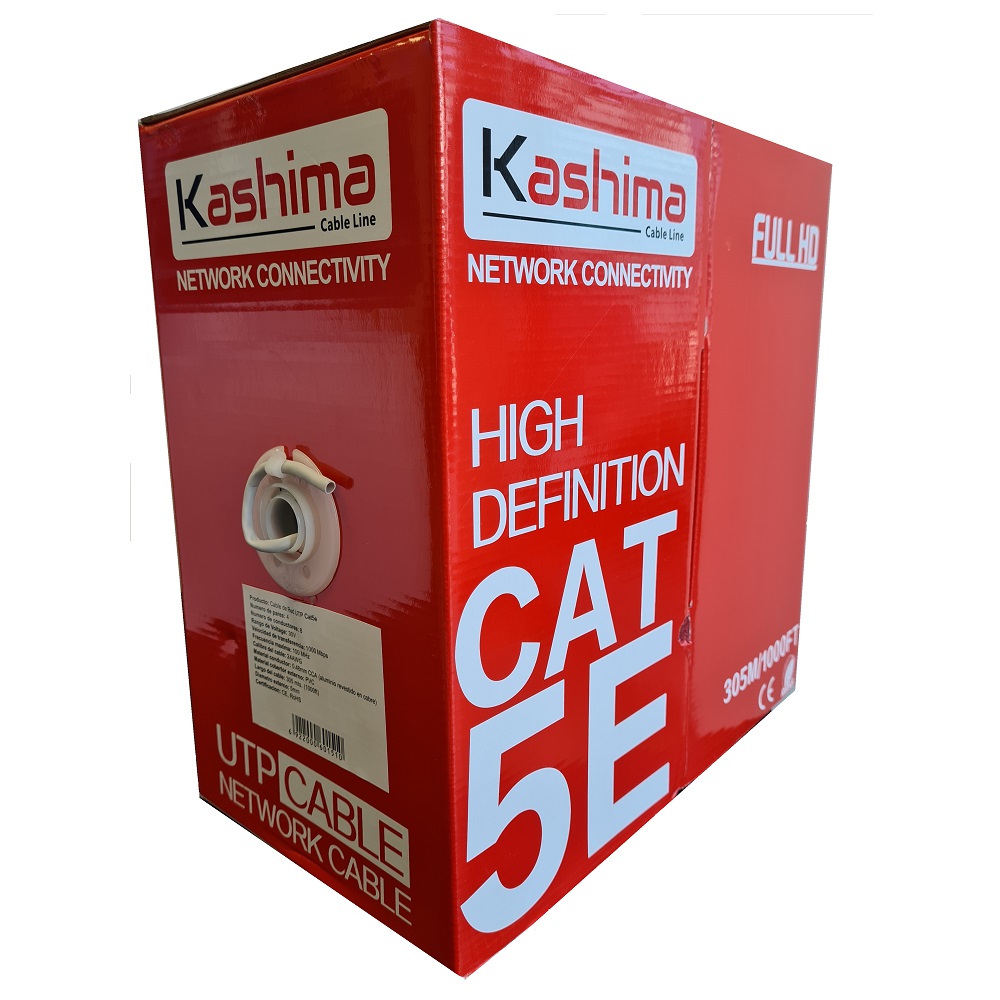 Cable Utp Cat5E Cca Kashima Para Cct